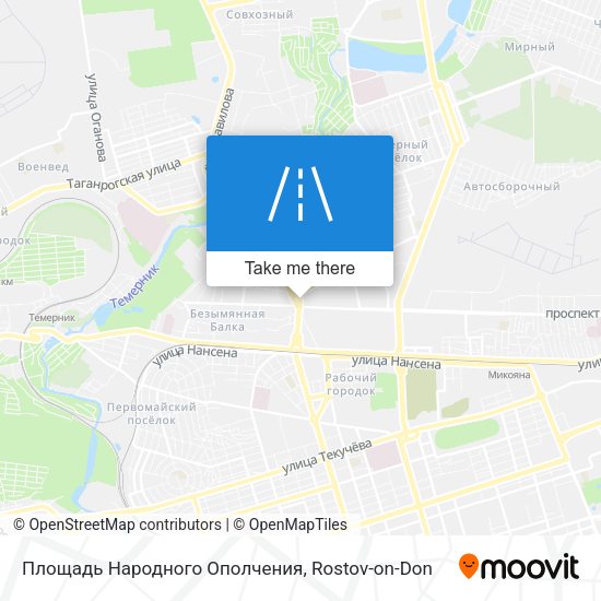 Площадь Народного Ополчения map