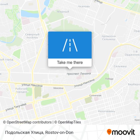 Подольская Улица map
