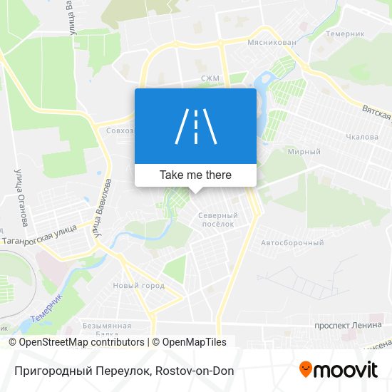 Пригородный Переулок map