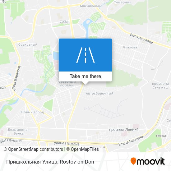 Пришкольная Улица map