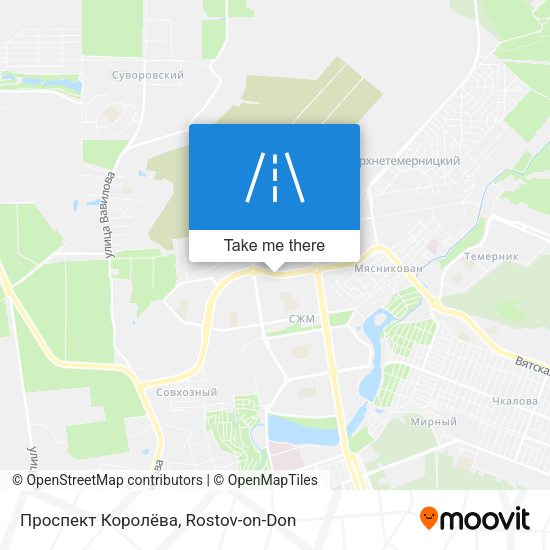 Проспект Королёва map