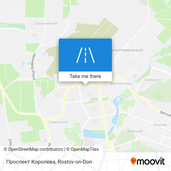 Проспект Королёва map