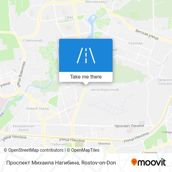 Проспект Михаила Нагибина map