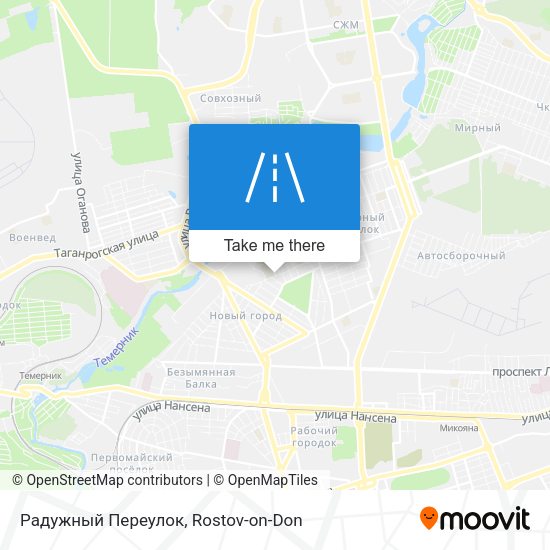 Радужный Переулок map