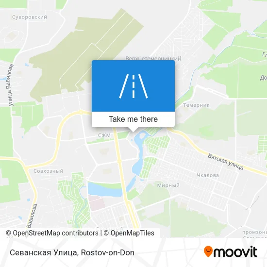 Севанская Улица map