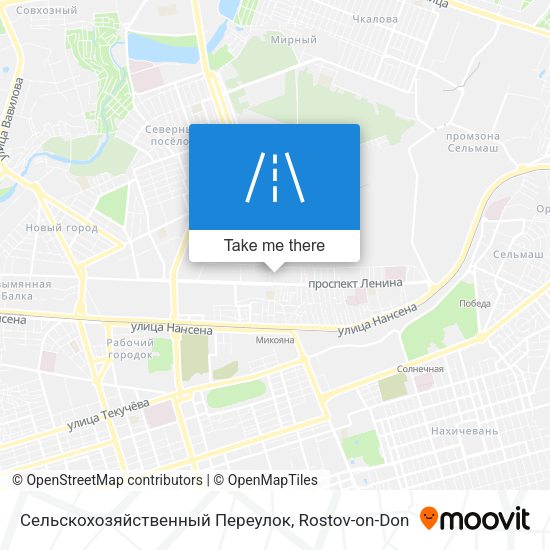 Сельскохозяйственный Переулок map