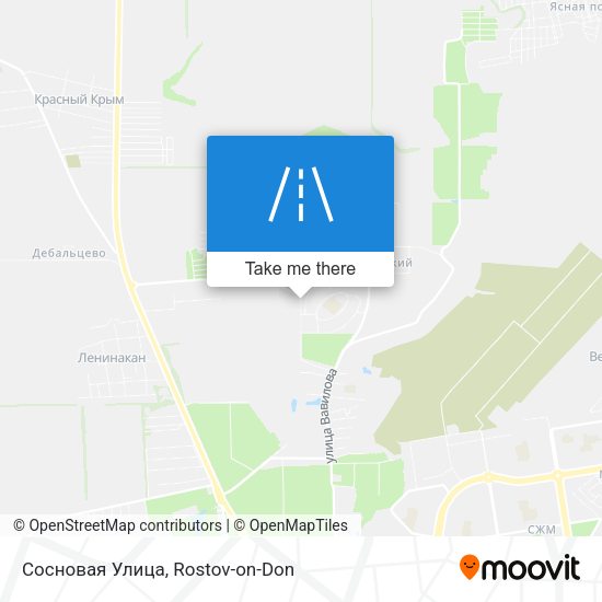Сосновая Улица map
