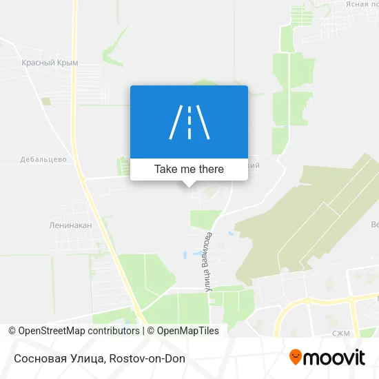 Сосновая Улица map