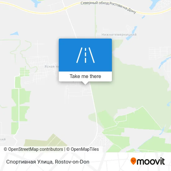 Спортивная Улица map