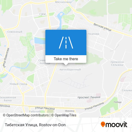 Тибетская Улица map
