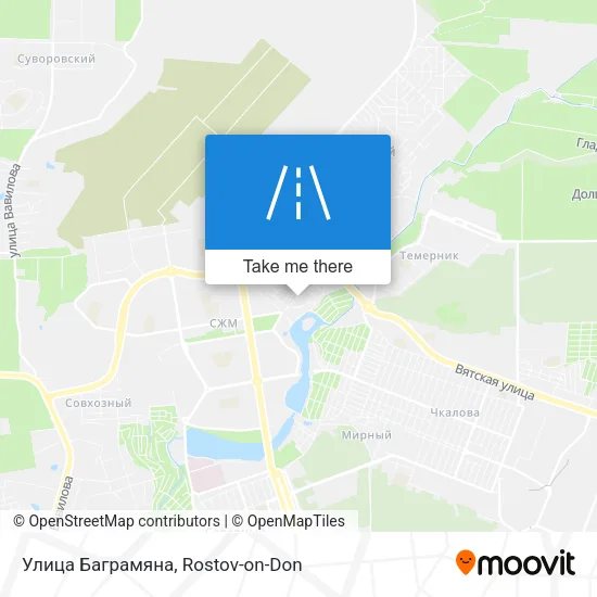 Улица Баграмяна map