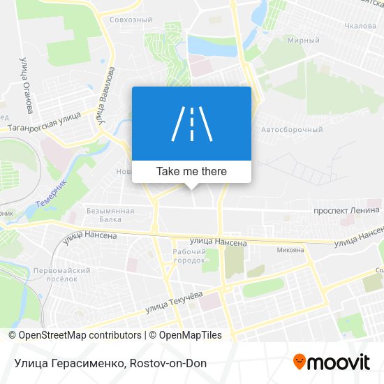 Улица Герасименко map