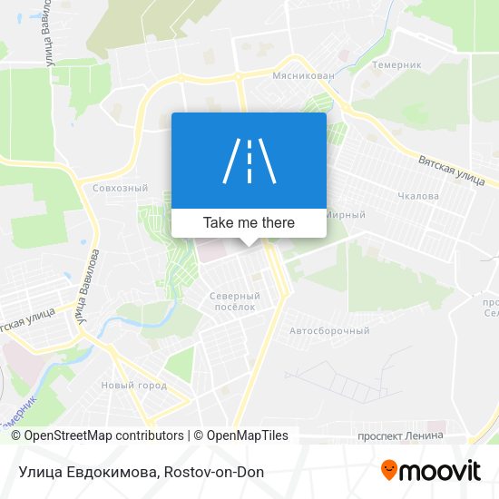 Улица Евдокимова map
