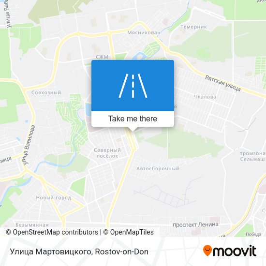 Улица Мартовицкого map