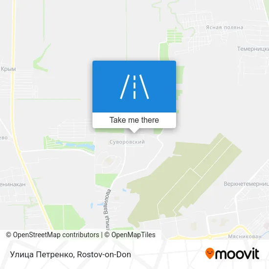 Улица Петренко map