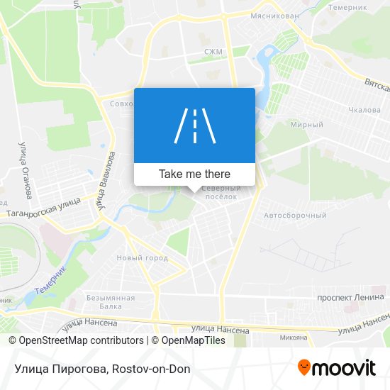 Улица Пирогова map