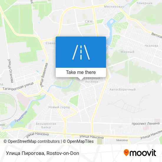 Улица Пирогова map