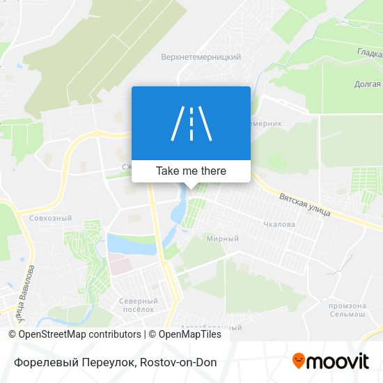Форелевый Переулок map