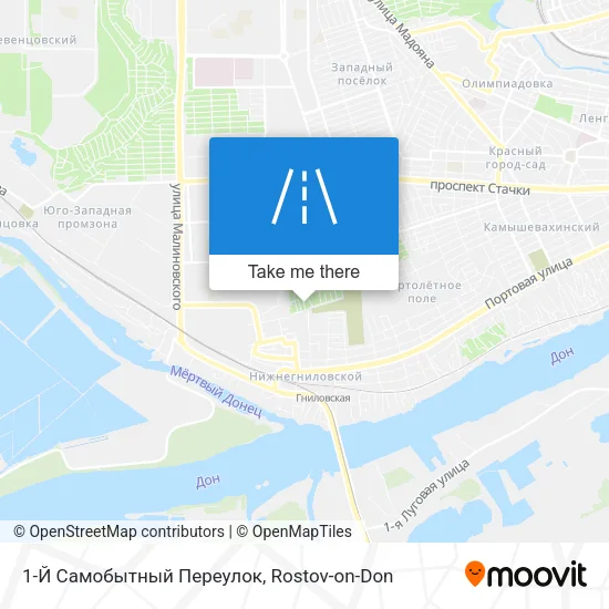 1-Й Самобытный Переулок map