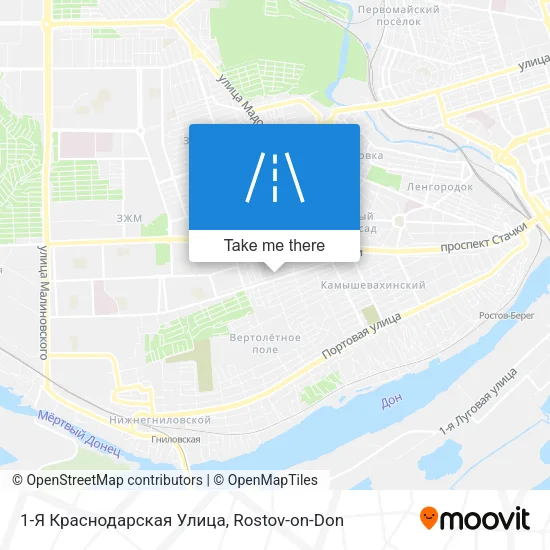 1-Я Краснодарская Улица map