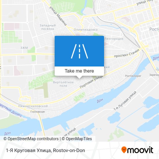 1-Я Круговая Улица map