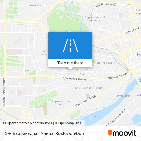 3-Я Баррикадная Улица map