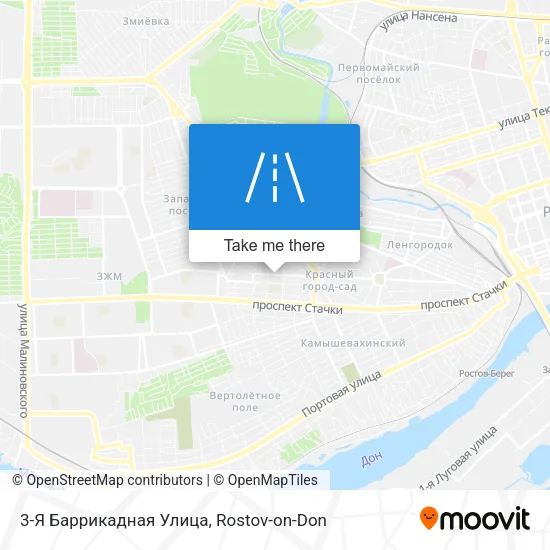 3-Я Баррикадная Улица map