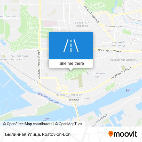 Былинная Улица map