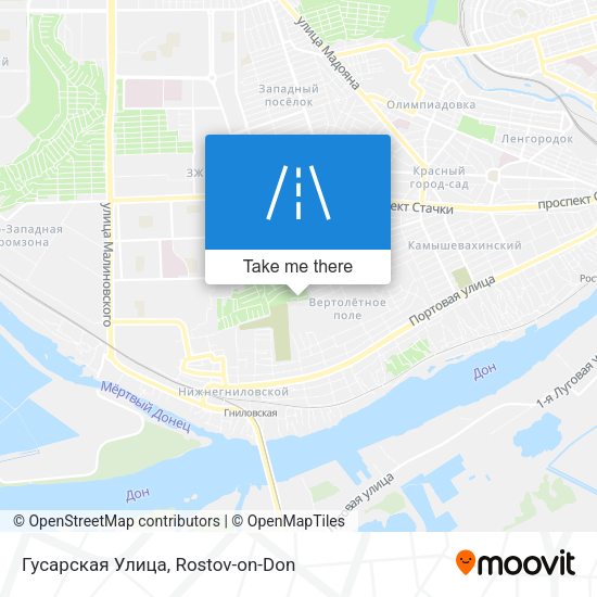 Гусарская Улица map