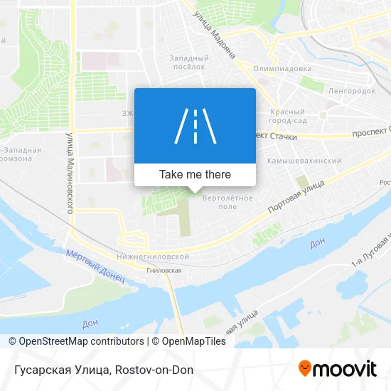 Гусарская Улица map