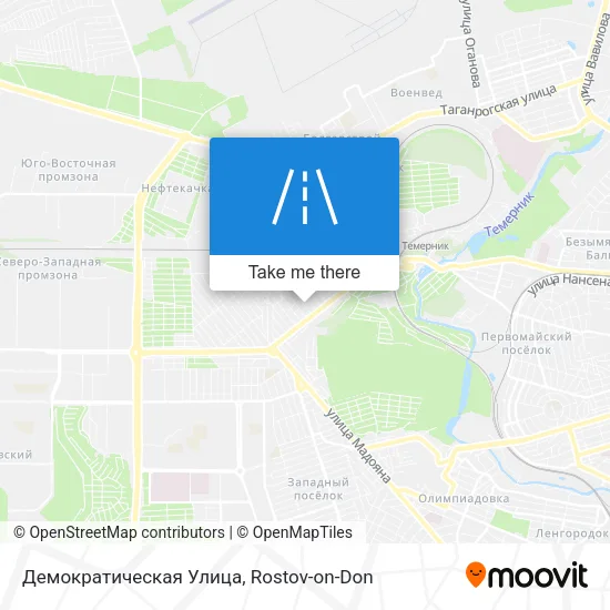 Демократическая Улица map
