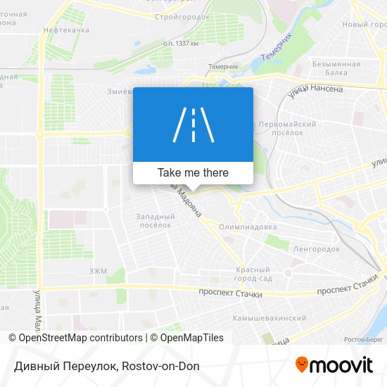 Дивный Переулок map
