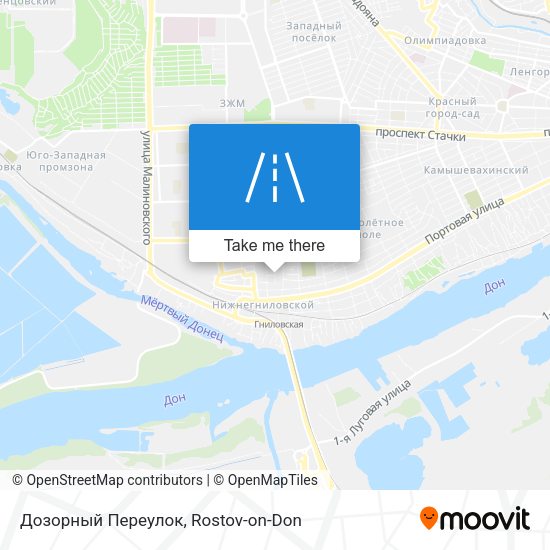 Дозорный Переулок map