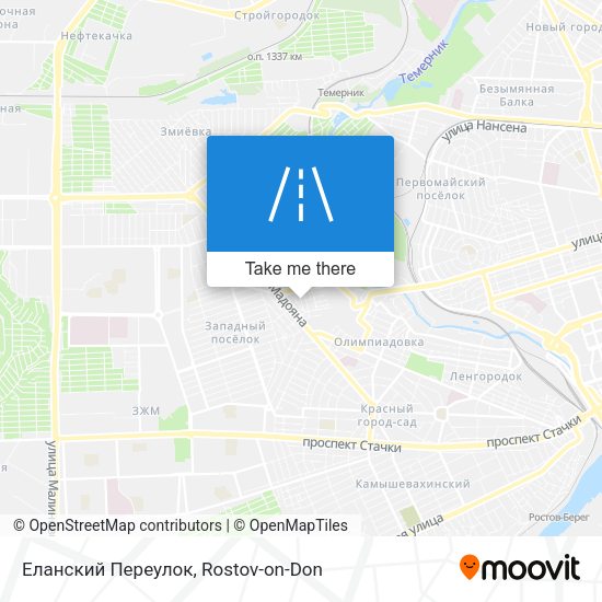 Еланский Переулок map