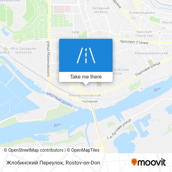 Жлобинский Переулок map