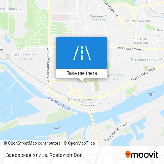 Заводская Улица map