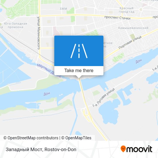 Западный Мост map