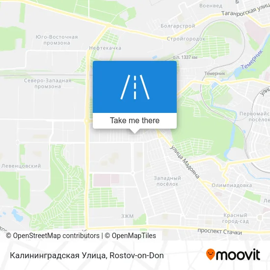 Калининградская Улица map