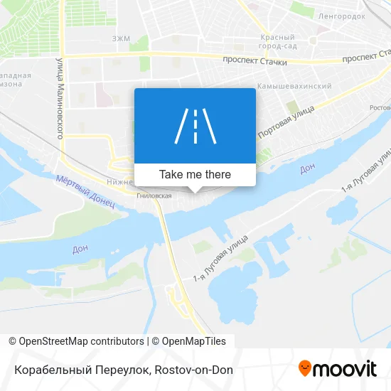 Корабельный Переулок map