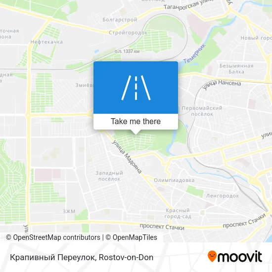 Крапивный Переулок map