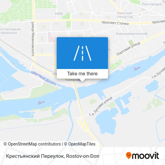Крестьянский Переулок map
