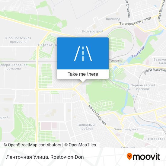 Ленточная Улица map