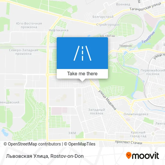 Львовская Улица map