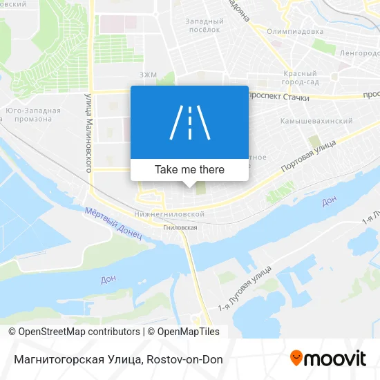 Магнитогорская Улица map