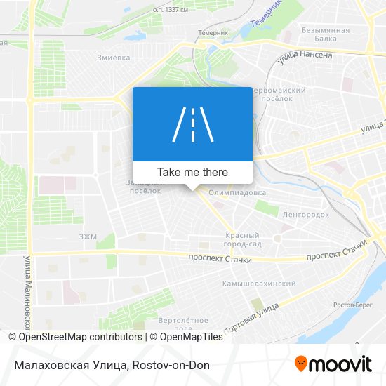 Малаховская Улица map