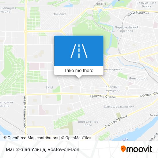 Манежная Улица map
