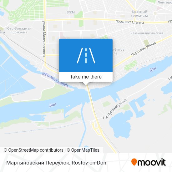 Мартыновский Переулок map