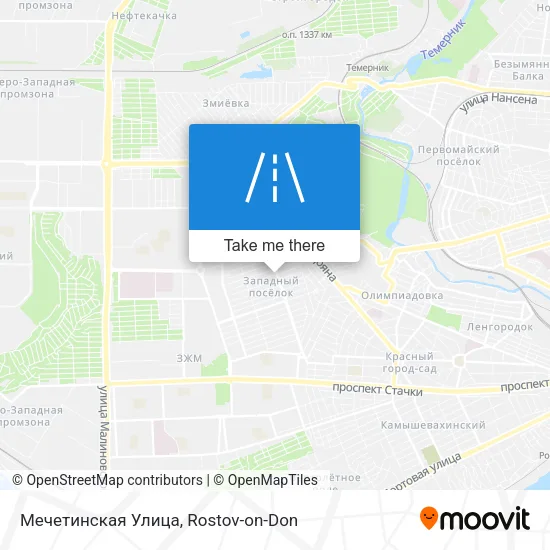 Мечетинская Улица map