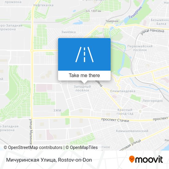 Мичуринская Улица map