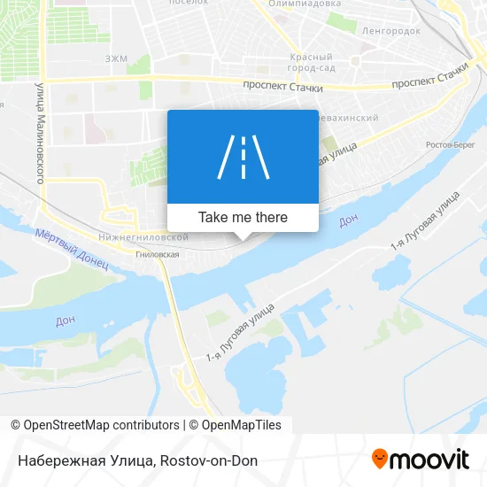 Набережная Улица map